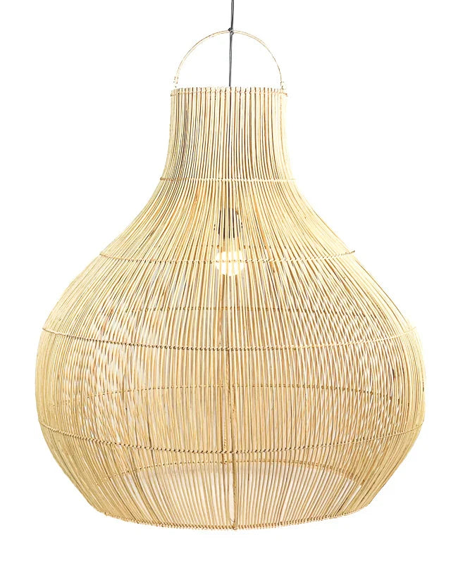 Hanglamp XXL Bandung RUSTIEK Natural Rotan Ø80