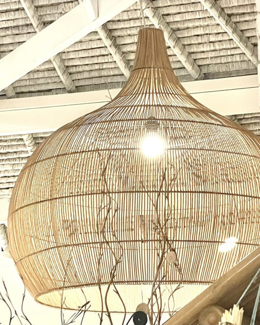 Hanglamp XXL Magita Natural Rotan Ø100cm