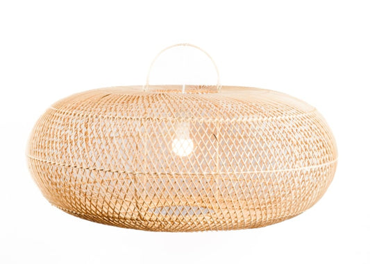 Hanglamp XXL Ubud Natural Rotan Ø80cm