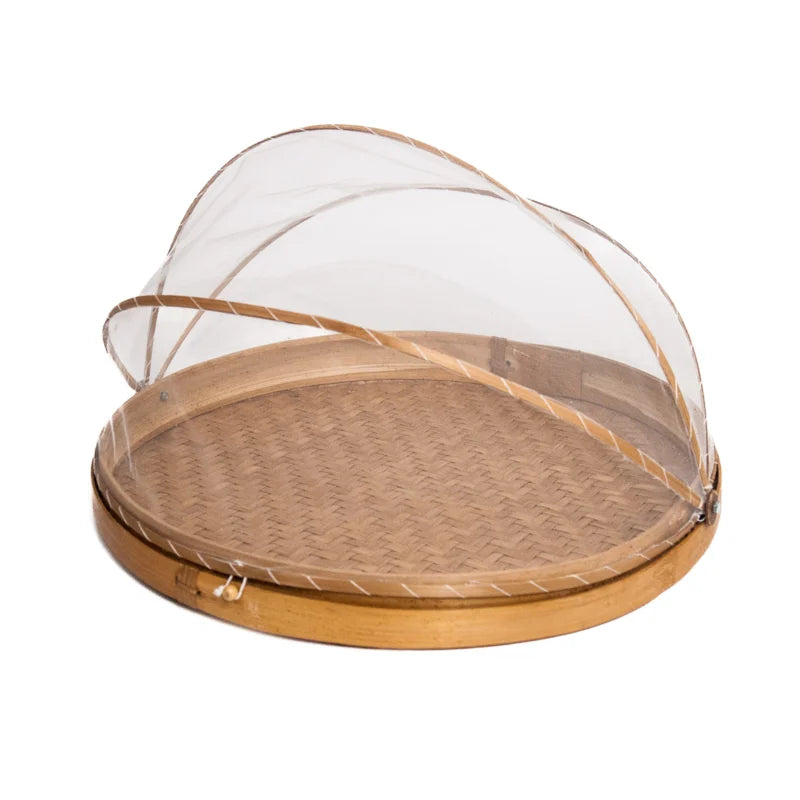 XL vliegenmand / dienblad Ø50cm naturel