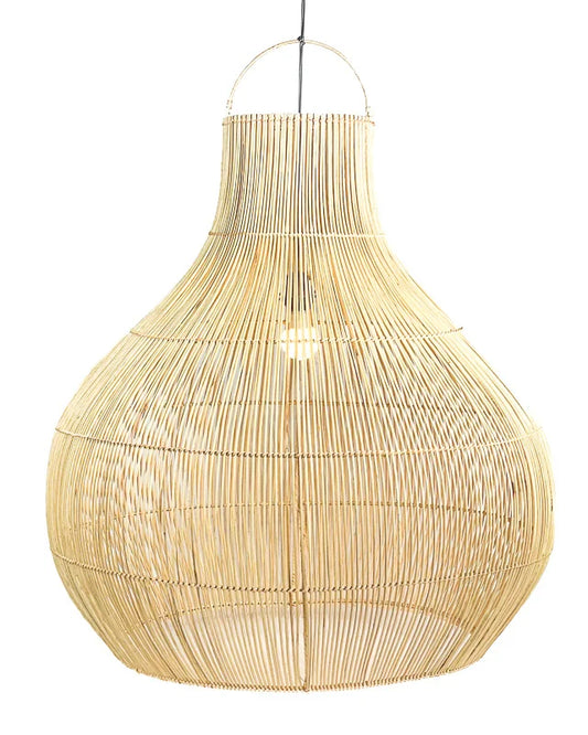 Hanglamp XXL Bandung RUSTIEK Natural Rotan Ø80