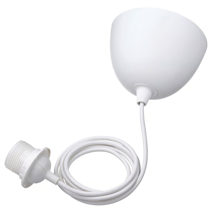 Witte pendel, voorgeïnstalleerd in uw lamp