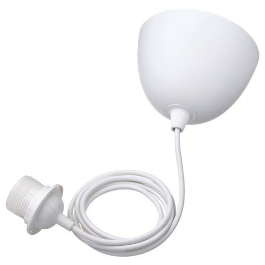 Witte pendel, voorgeïnstalleerd in uw lamp